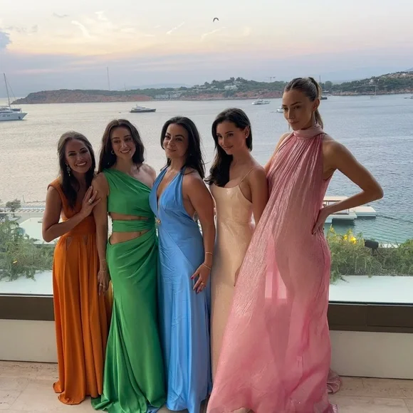 Alex Perry Gold Maxi Dress - Picture 5 of 11